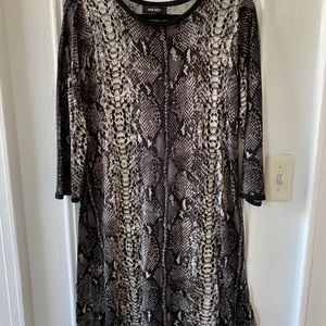 Nine West snake print dress